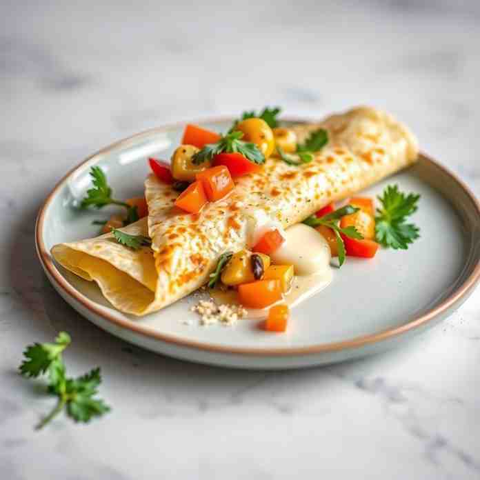 Healthy Vegetarian Meal Recipes - Father's Day Crepes